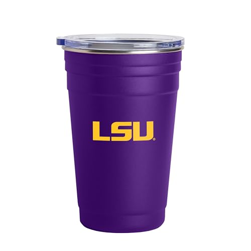 Image of Logo Brands NCAA 22 oz Stainless Steel Tailgate Cup -Double Wall Vacuum-Sealed Durable For Hot & Cold Drinks, Perfect for Gameday & Tailgating