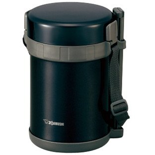 象印 ( ZOJIRUSHI ) 保温弁当箱 ステンレスランチジャー ネイビーブラックお茶わん約3杯分 SL-GG18-BD d2ldlup Amazon｜象印 ( ZOJIRUSHI ) 保温弁当箱 ステンレスランチジャー