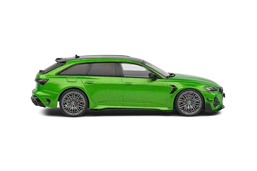Audi Rs6-R verde escala 1:43 Motor city classics miniatura 3