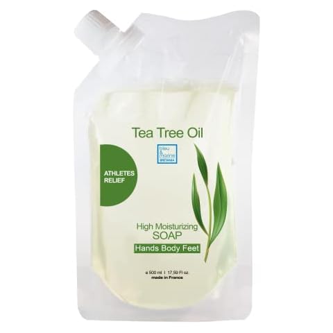 bleu&marine Bretania, Gel Natural de Aloe Vera Refrescante & Hidratante Rostro Cuerpo con Aceite Esencial de Árbol de Té Purificante, 500 ml Cover