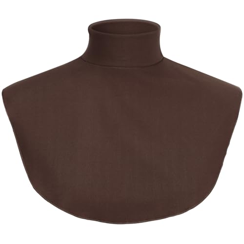 Image of Cutecrop Turtleneck Dickey Extra Large Fake Collar Detachable Dickey Collar Half Mock Turtleneck for Men Women