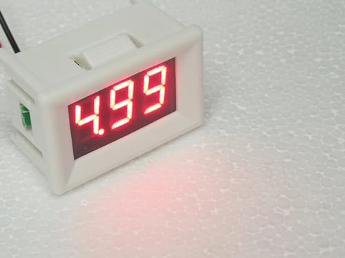 Ampèremètre DC 0-100uA numérique YB21C testeur de courant LED rouge pour panneau