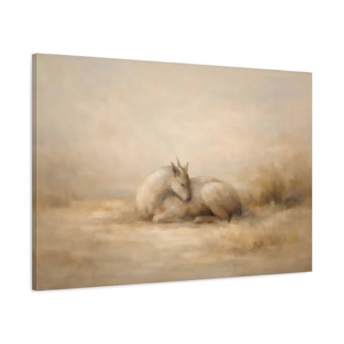 Impression faon sur toile canvas haut de gamme 90x60 cm châssis de 3 cm