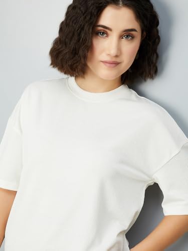 Image of Max Women's Solid Regular Fit T-Shirt