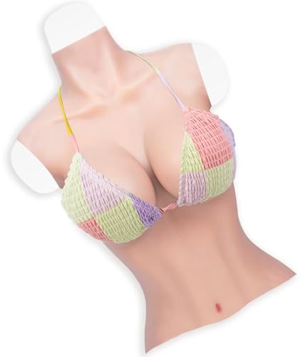 Silicone breastplate de qualité supérieure bonnet H pour femme transgenre