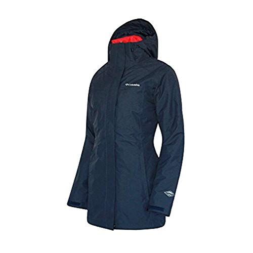 Columbia Womens Frigid Flight Long Interchange 3 in 1 Jacket OMNI HEAT NAVY (XS)