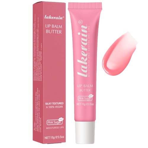 Bálsamo labial con color - Brillo labial en gel humectante | Cuidado labios Hydrating Glow (Pink sugar, 06)