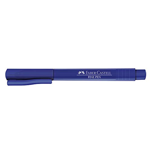 Caneta Fine Pen, Faber-Castell, SM/FPBAZZF, Azul
