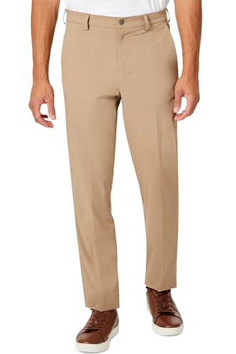 Calvin Klein Mens Slim Fit Tech Dress Pants Tan 38/324