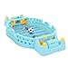 Foosball Games, Table Football Game Interactive Funny Simple to Play Manual Scoring Soccer Games Pinball Toy for Indoor Game Room (Blue