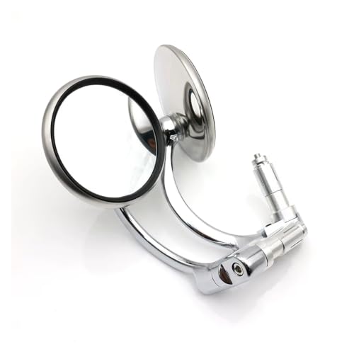 Espejo moto retrovisor de manillar con cristal antideslumbrante y soporte de aluminio 22 mm