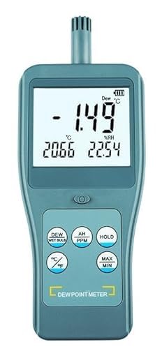 Integrated Multifunctional Dew Point Meter with Resolution 0.01 for Ambient Temperature Dew Point Wet Bulb Temperature Relative Humidity