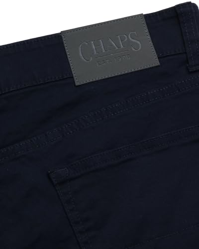 Chaps CM00WB189T-AMN-48X32 Men'S Pants - Casual Slim Fit Cotton Stretch 5 Pocket Modern Chino Dress Pants - Work Pants For Men, Size 48W X 32L, American Navy thumb #3