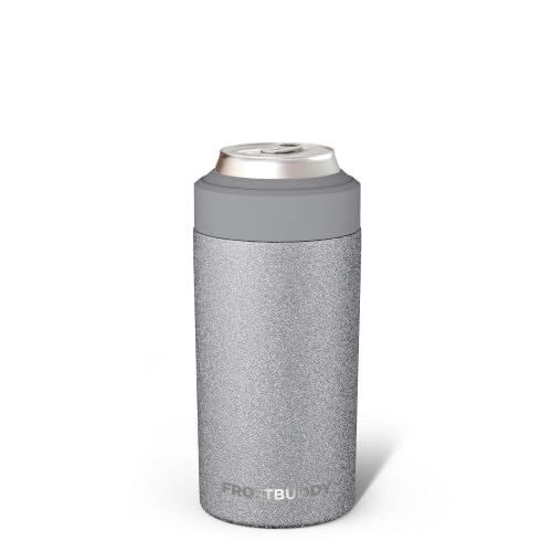 Image of Frost Buddy Universal Can Cooler - Fits 12 & 16 oz (Hazy Glitz) | 20x colder, cold up to 24 hrs | Sleek, lightweight design | Premium build quality | Coffee-mug ready with add-on lid