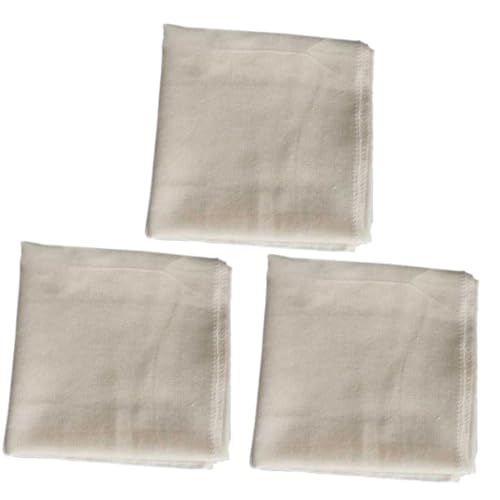 KOMBIUDA 3pcs Unbleached Cheesecloth for Straining Multi-function Kitchen Filter Cloths Reusable Yogurt and Cheese Cloths for Cooking and Food Preparation