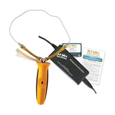 Hot Wire Foam Factory's Freehand Router Pro Starter Kit with Power Station, Spare Wires & Blades, for Styrofoam, XPS, EPS, Made in USA Cover