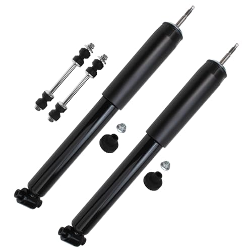 Image of Detroit Axle - Rear 4pc Shock Absorbers Kit for Mercury Grand Marquis Ford Crown Victoria Lincoln Town Car Marauder, 2 Shock Absorbers Assembly 2 Sway Bar End Links Replacement