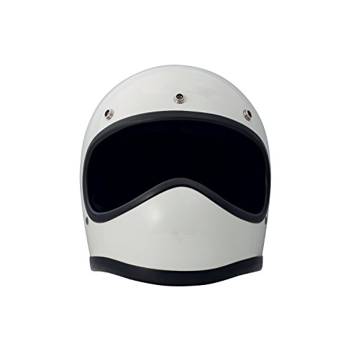 Casque moto blanc DMD FFS10000WH01 XS pour vos trajets urbains