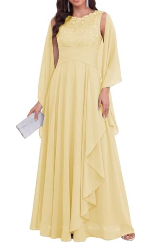 Robe de mariée en mousseline de soie blanche longue avec dentelle ZMKI792