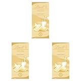 Lindt Schokolade | Weiße Tafel | 100g | Feinschmelzende weiße Schokolade | Schokoladen-Tafel (Packung mit 3)