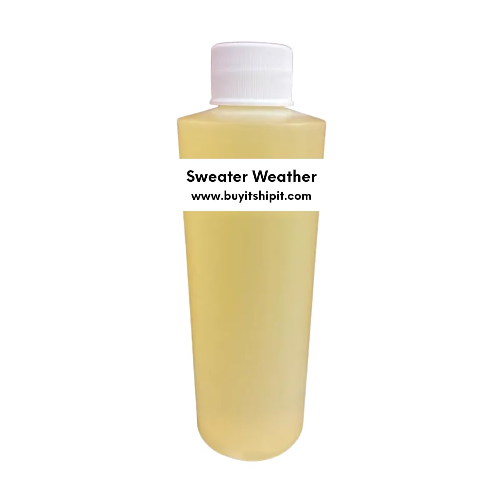Buyitshipit - Sweater Weather Fragrance from Our Holiday Collection - Perfect for Adding Aroma to Freshies, Candles, Soaps, and Diffusers - 4 Ounce
