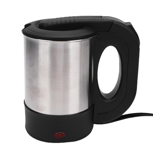 Tetera eléctrica portátil 12V 500ml acero inoxidable para auto miniatura 1