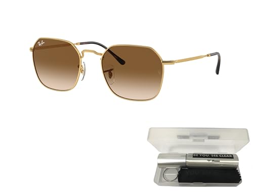 Ray-Ban RB3694 Sunglasses Bundle: RB 3694 001/51 Jim Arista Clear Gradient Brow and Eyewear Cleaning Kit2