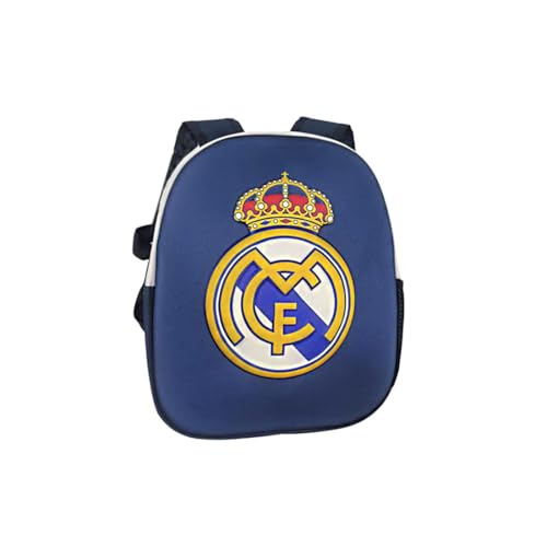 JYC CREATIVE Mochila Oficial del R Madrid Equipo de Fútbol, Mochila del Madrid, para Regalo, Partidos y Celebraciones, (Mochila 1 S)