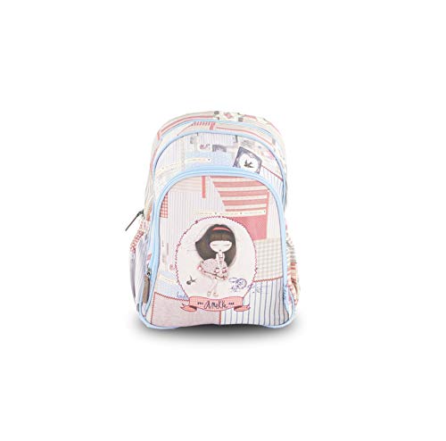 Anekke 19AB 903 PATCH: Mochila  34 cm  8 5 litros  patchwork