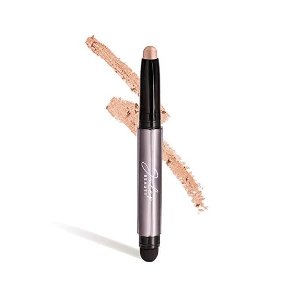 Julep-Eyeshadow-101-Creme-to-Powder-Waterproof-Eyeshadow-Stick-Champagne-Shimmer Julep Eyeshadow 101 Crème-to-Powder Waterproof Eyeshadow Stick â Champagne Shimmer â Long-Lasting, Crease-Proof, Medium Golden-Beige Shimmer Cream Eyeshadow with Built-in Smudger