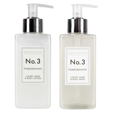 Hotel Collection Luxury No.3 Pomegranate Body Wash Bundle of 2 Cover