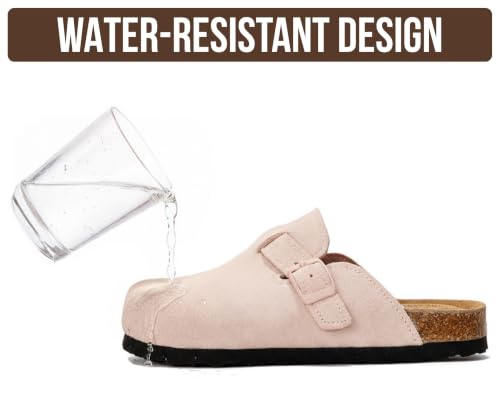 Image of Project Cloud Kids 100% Genuine Leather Non Slip Clogs with Cork Footbed