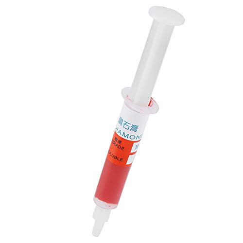 5er Set Diamantschleifer, Diamant Polierpaste Metall 8000 Diamantpaste Polierpaste Läpppaste Schleifpaste Nadelröhrchen W1.0# 8000 (W3.5 (3000 mesh Feinpolieren))