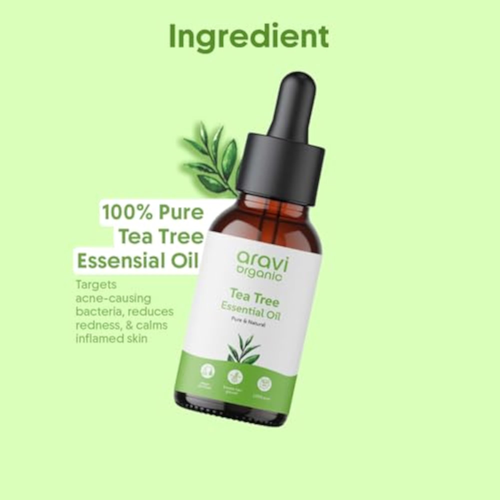 Tea Tree Essential Oil, 15ml, Natural Skin Care