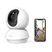 TP-Link Tapo C210 WLAN IP Kamera Überwachungskamera (Linsenschwenkung- und Neigung, 3MP-Auflösung, 2-Wege-Audio, Nachtsicht zu 9m, bis zu 256 GB lokaler Speicher auf SIM Karte) Weiß