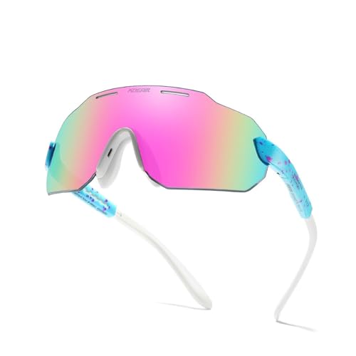 Lunettes de soleil polarisées TR90 coupe-vent contre les reflets en sport