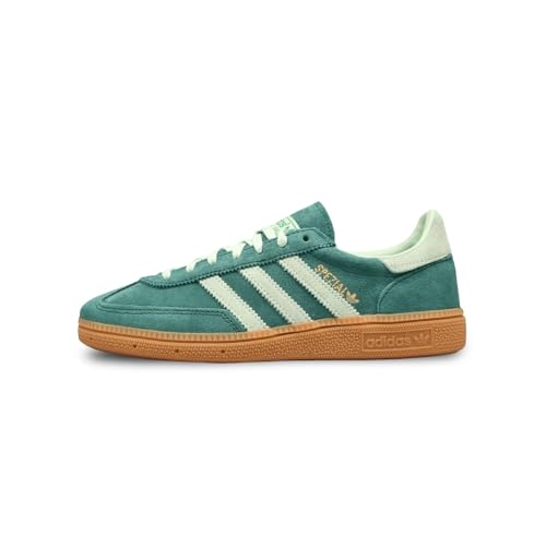 adidas WMNS Handball Spezial Shoes, Collegiate Green/Semi Green Spark/Gum, Size 7.5