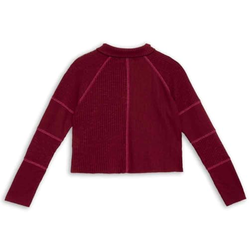 Speechless Girls' Long Sleeve Waffle Knit T-Shirt2