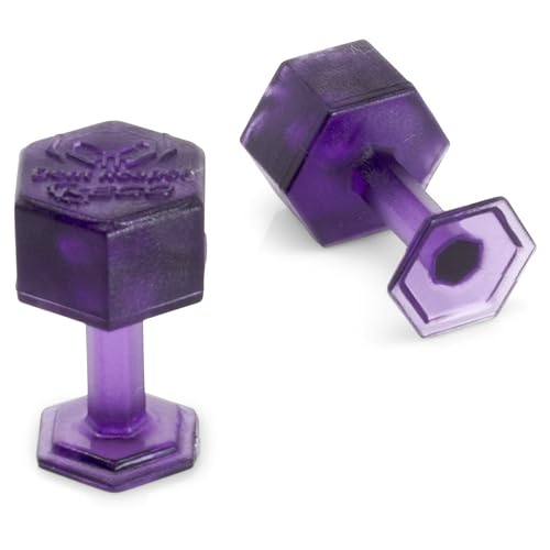 Image of Black Plague Dent Reaper Dead Center 12 mm Purple Hex Tabs (10 Tabs)