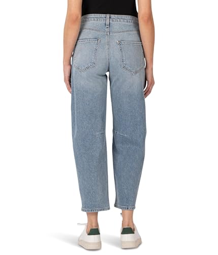 KUT from the Kloth Women's Ashley High-Rise Slouchy Barrel Straight Leg in Decency3