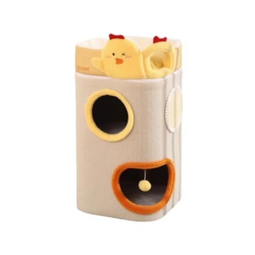 サイザル麻を使用したマルチスタイルのキャットタワーと砂 マルチサイズ 多頭飼い用レイヤードキャットホーム カーペット生地の表地 寝転んだり、遊んだり、爪研ぎができる小さな設置面積 小型猫から大型猫まで使用できます (D)