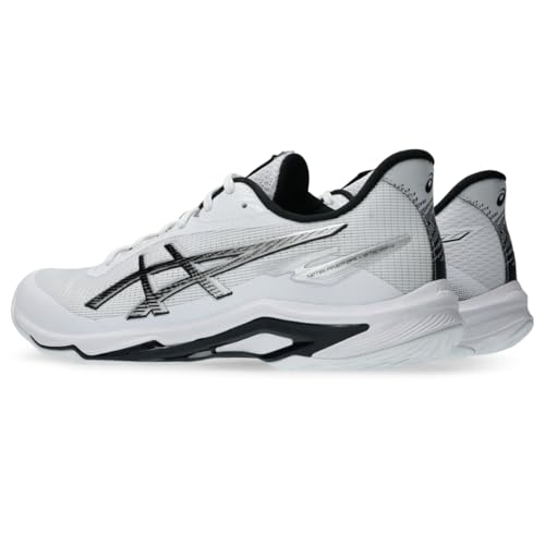 ASICS ASICS Men's Netburner Ballistic FlyteFoam 4 Volleyball Shoes, 7, White/Black