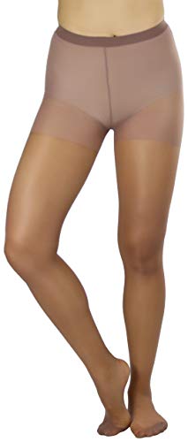 Image of ToBeInStyle Women's Control Top Sheer Footed Pantyhose Hosiery Tights Stockings