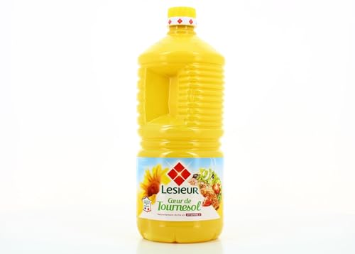 Huile de tournesol CŒUR DE TOURNESOL origine France - Lot de 3 bouteilles de 2 litres