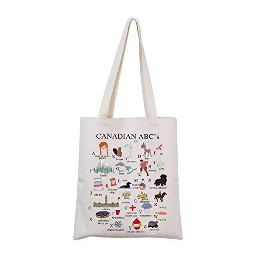 Generic Canadian Alphabet Tote Bag: Perfect Unisex Adults' Travel & Cosmetics Tote (Canadian Tote)