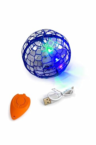 Image of Magic Flying Orb Spinner Toy for Kids | Hand Sensor Rechargeable LED Flying Ball | Hover Drone Boomerang Spinner Toy for Boys & Girls 6-12 Years