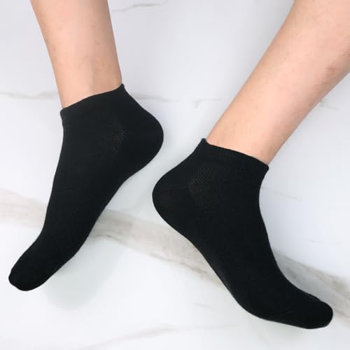 4 Pack Ankle Socks for Men Non-slip Comfort Mens No Show Socks Size 10-13/13-154