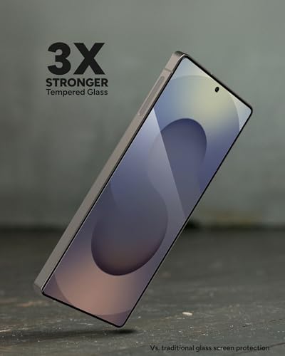 Image of ZAGG Glass+ Samsung Galaxy S25 Ultra Screen Protector - Extreme Impact & Shatter Protection, Scratch-Resistant, Smudge-Resistant, Fingerprint Scanner Compatible, InvisibleShield, Easy Installation