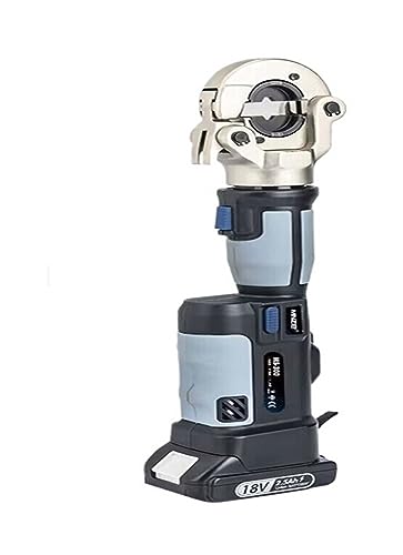 Martinetto idraulico, Strumento di crimpatura batteria portatile con pinza idraulica elettrica senza fili for terminale cavo in alluminio rame 16-300 mm,Pressa idraulica