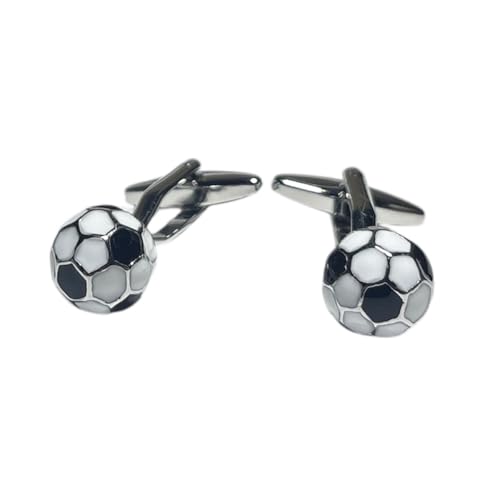 鎌倉カフス工房 サッカーボール（立体）カフス【カフスボタン・カフリンクス】 ah065